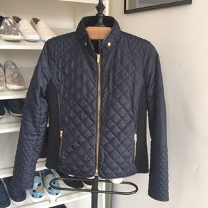 EUC navy pendleton quilted jacket